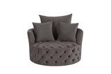 Zunyas Gray Accent Chair - Ornate Home