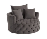 Zunyas Gray Accent Chair - Ornate Home