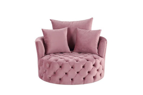 Zunyas Pink Accent Chair - Ornate Home