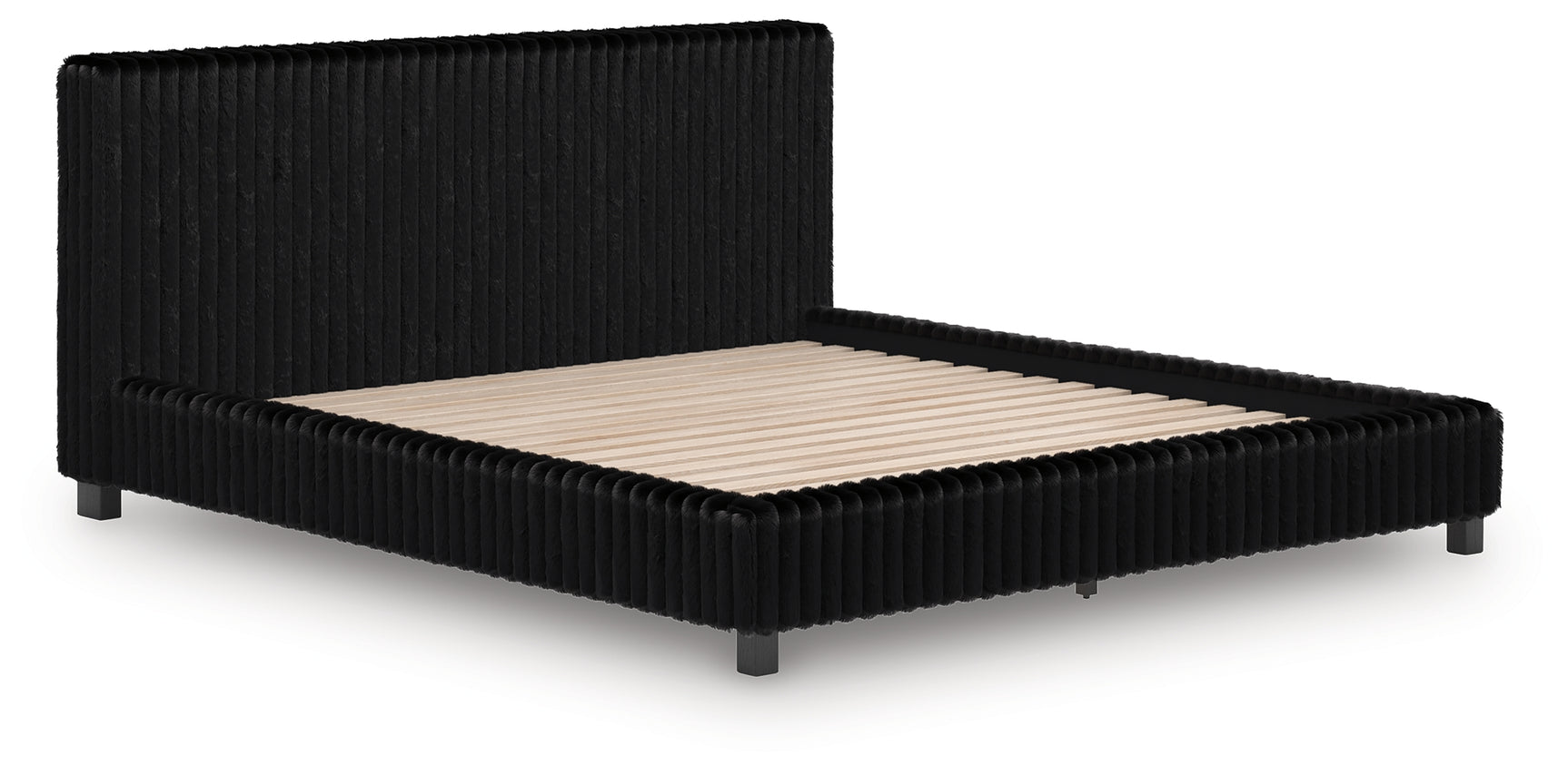 Zuraleus Black California King Upholstered Bed (Online Special Price) - Ornate Home