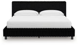 Zuraleus Black California King Upholstered Bed (Online Special Price) - Ornate Home