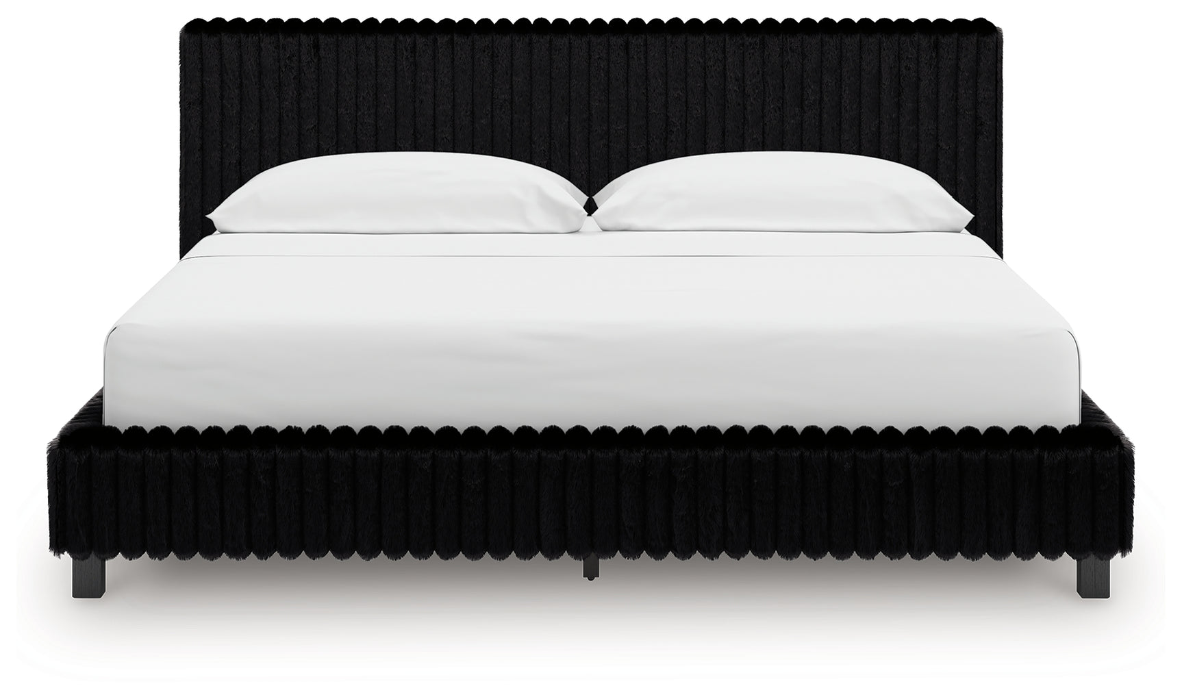 Zuraleus Black California King Upholstered Bed (Online Special Price) - Ornate Home