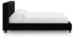 Zuraleus Black California King Upholstered Bed - Ornate Home