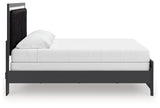 Zuraleus Black King Panel Bedroom Set with Dresser, Mirror and Nightstand (Online Special Price) - Ornate Home