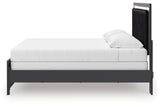 Zuraleus Black King Panel Bedroom Set with Dresser, Mirror and Nightstand (Online Special Price) - Ornate Home
