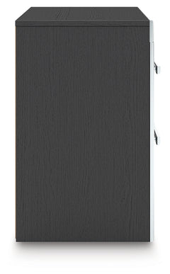 Zuraleus Black King Panel Bedroom Set with Dresser, Mirror and Nightstand - Ornate Home