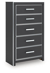 Zuraleus Black King Storage Bedroom Set with Dresser, Mirror, Chest and Nightstand (Online Special Price) - Ornate Home