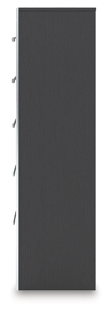 Zuraleus Black King Storage Bedroom Set with Dresser, Mirror, Chest and Nightstand (Online Special Price) - Ornate Home