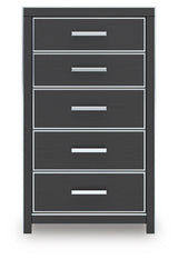 Zuraleus Black King Storage Bedroom Set with Dresser, Mirror, Chest and Nightstand - Ornate Home