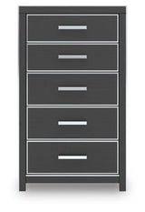 Zuraleus Black King Upholstered Bed, 2 Chests and 2 Nightstands - Ornate Home