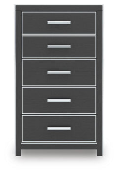 Zuraleus Black King Upholstered Bed, 2 Chests and 2 Nightstands - Ornate Home