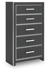 Zuraleus Black King Upholstered Bed, 2 Chests and 2 Nightstands - Ornate Home