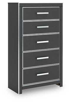 Zuraleus Black King Upholstered Bed, 2 Chests and 2 Nightstands - Ornate Home