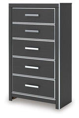 Zuraleus Black King Upholstered Bed, 2 Chests and 2 Nightstands - Ornate Home
