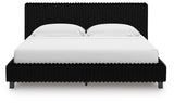 Zuraleus Black King Upholstered Bed, 2 Chests and 2 Nightstands - Ornate Home