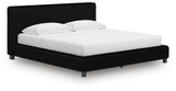 Zuraleus Black King Upholstered Bed, 2 Chests and 2 Nightstands - Ornate Home