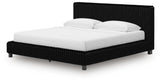 Zuraleus Black King Upholstered Bed, 2 Chests and 2 Nightstands - Ornate Home