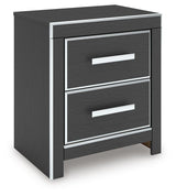 Zuraleus Black King Upholstered Bed, 2 Chests and 2 Nightstands - Ornate Home