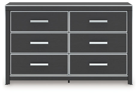 Zuraleus Black King Upholstered Bed, Dresser and Nightstand - Ornate Home