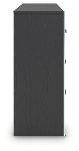 Zuraleus Black King Upholstered Bed, Dresser and Nightstand - Ornate Home