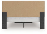 Zuraleus Black King Upholstered Panel Platform Storage Bed (Online Special Price) - Ornate Home