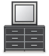 Zuraleus Black Queen Panel Bedroom Set with Dresser, Mirror and Nightstand (Online Special Price) - Ornate Home