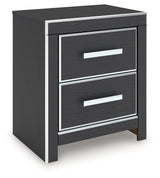 Zuraleus Black Queen Panel Bedroom Set with Dresser, Mirror and Nightstand (Online Special Price) - Ornate Home