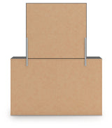 Zuraleus Black Queen Upholstered Bed, Dresser, Mirror and Nightstand - Ornate Home