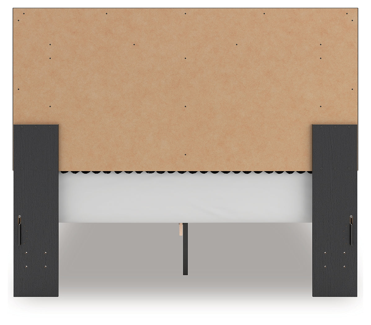 Zuraleus Black Queen Upholstered Bed, Dresser, Mirror and Nightstand - Ornate Home