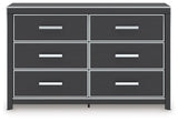 Zuraleus Black Queen Upholstered Bedroom Set with Dresser and Nightstand (Online Special Price) - Ornate Home
