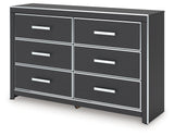 Zuraleus Black Queen Upholstered Bedroom Set with Dresser and Nightstand (Online Special Price) - Ornate Home