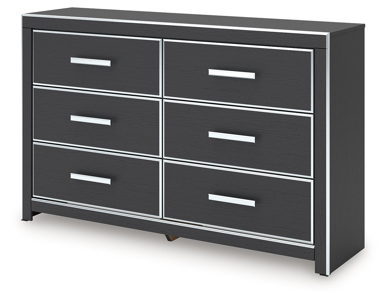Zuraleus Black Queen Upholstered Bedroom Set with Dresser and Nightstand (Online Special Price) - Ornate Home