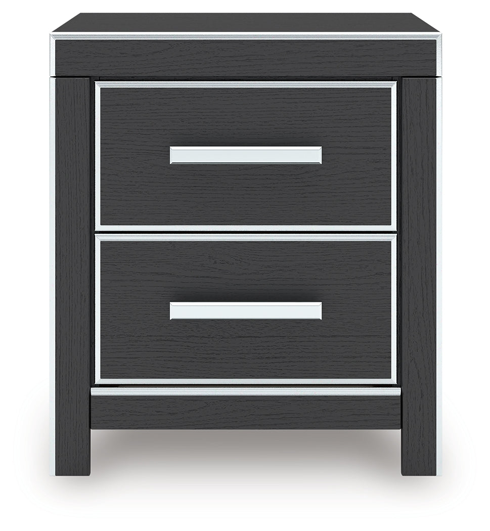 Zuraleus Black Queen Upholstered Bedroom Set with Dresser and Nightstand (Online Special Price) - Ornate Home