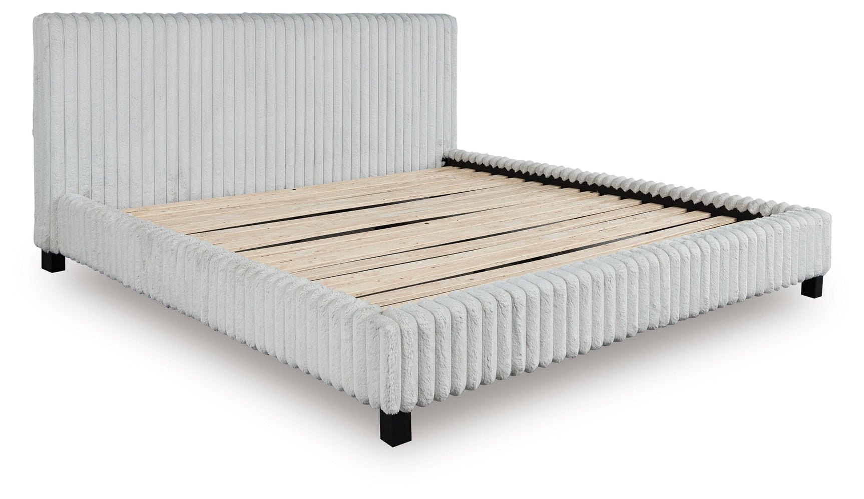 Zuraleus Gray California King Upholstered Bed (Online Special Price) - Ornate Home