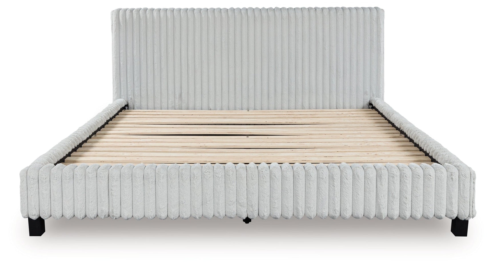 Zuraleus Gray California King Upholstered Bed (Online Special Price) - Ornate Home