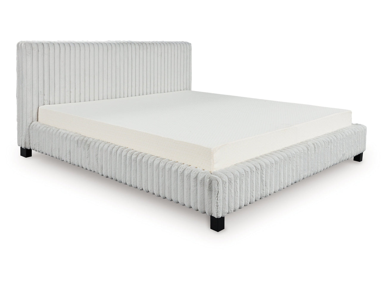 Zuraleus Gray California King Upholstered Bed - Ornate Home