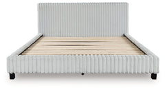 Zuraleus Gray California King Upholstered Bed - Ornate Home