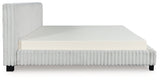 Zuraleus Gray King Upholstered Bed (Online Special Price) - Ornate Home