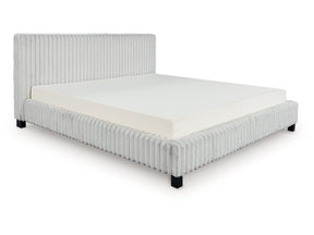 Zuraleus Gray King Upholstered Bed - Ornate Home