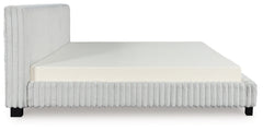 Zuraleus Gray King Upholstered Bed - Ornate Home