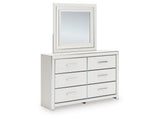 Zuraleus White Dresser and Mirror (Online Special Price) - Ornate Home