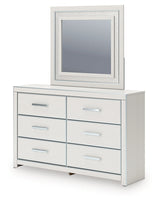 Zuraleus White Dresser and Mirror (Online Special Price) - Ornate Home