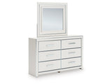 Zuraleus White Dresser and Mirror - Ornate Home
