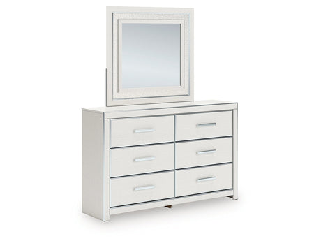 Zuraleus White Dresser and Mirror - Ornate Home