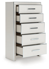 Zuraleus White Five Drawer Chest - Ornate Home