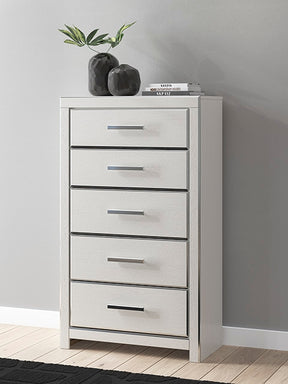 Zuraleus White Five Drawer Chest - Ornate Home