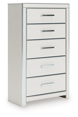 Zuraleus White Five Drawer Chest - Ornate Home