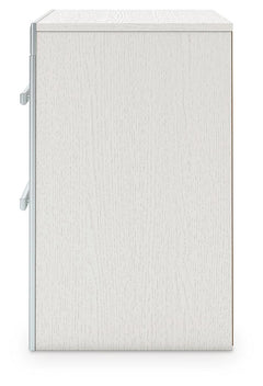 Zuraleus White King Upholstered Panel Bed, Dresser, Mirror and Nightstand - Ornate Home