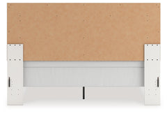 Zuraleus White King Upholstered Panel Bed - Ornate Home