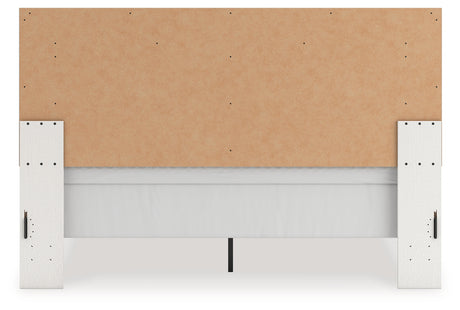 Zuraleus White King Upholstered Panel Bed - Ornate Home